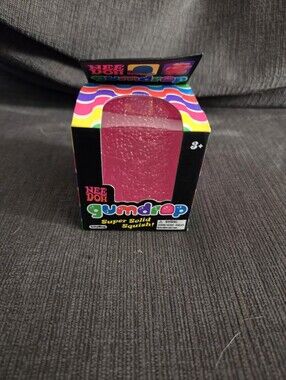 NeeDoh Gumdrop Super Solid Squish! - Hot Pink